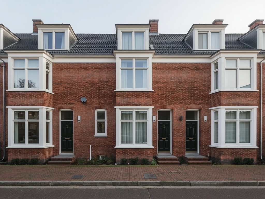 foto van ouderwetse huizen